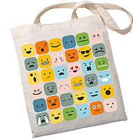 Екошопер BookOpt BK4101 Смайлики бежевий