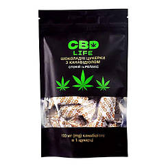 Цукерки з CBD (канабідіол) шоколадні, 10 шт., CBD Life