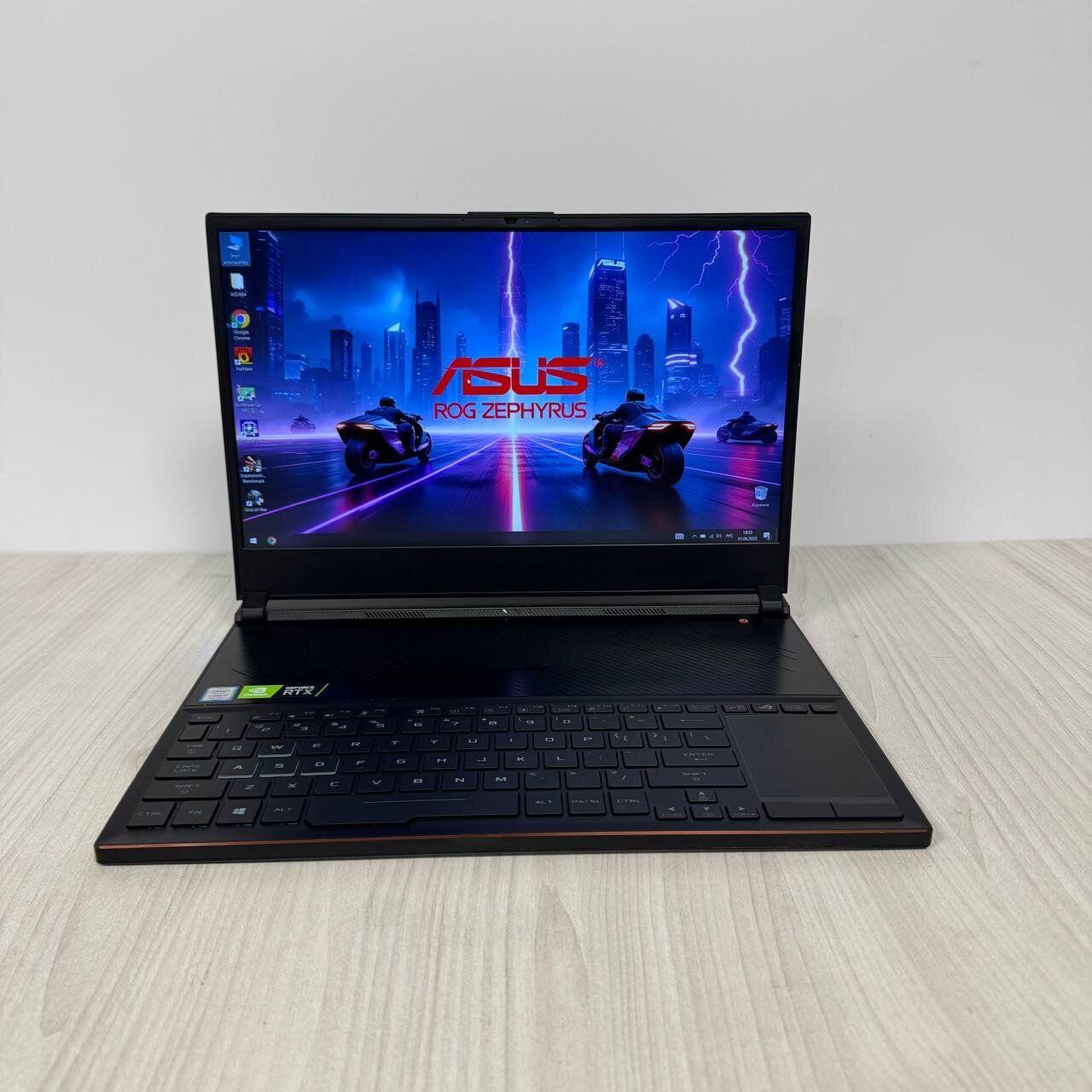 Б/в Ігровий ноутбук Б-клас Asus ROG Zephyrus S15 GX531GW 15.6" 1920x1080| i7-8750H| 16GB RAM| 512GB SSD NVMe| RTX 2070 8GB