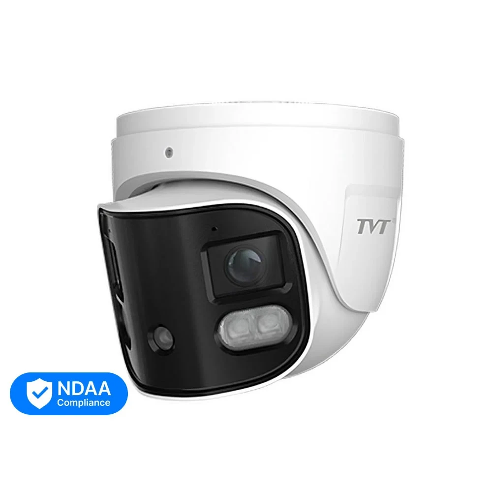 IP-відеокамера панорамна 4Mp*2 TVT TD-9585E3B-DP f=2.8mm, ІЧ+LED підсвічування, 2 мікрофони (77-00453)