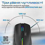 Миша бездротова Promate Kitt Black, фото 3