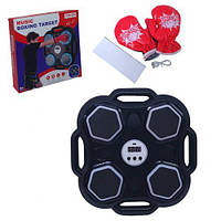 Електронний бокс - підсвічування, музика, 1 пісня рос. мовою, Bluetooth , акумулятор, рукавички