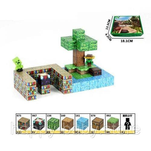 Конструктор магнітний "Майнкрафт/Minecraft", 63 дет
