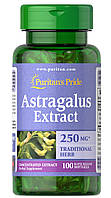 Астрагал екстракт, Astragalus Extract, Puritan's Pride, 1000 мг, 100 гелевих капсул