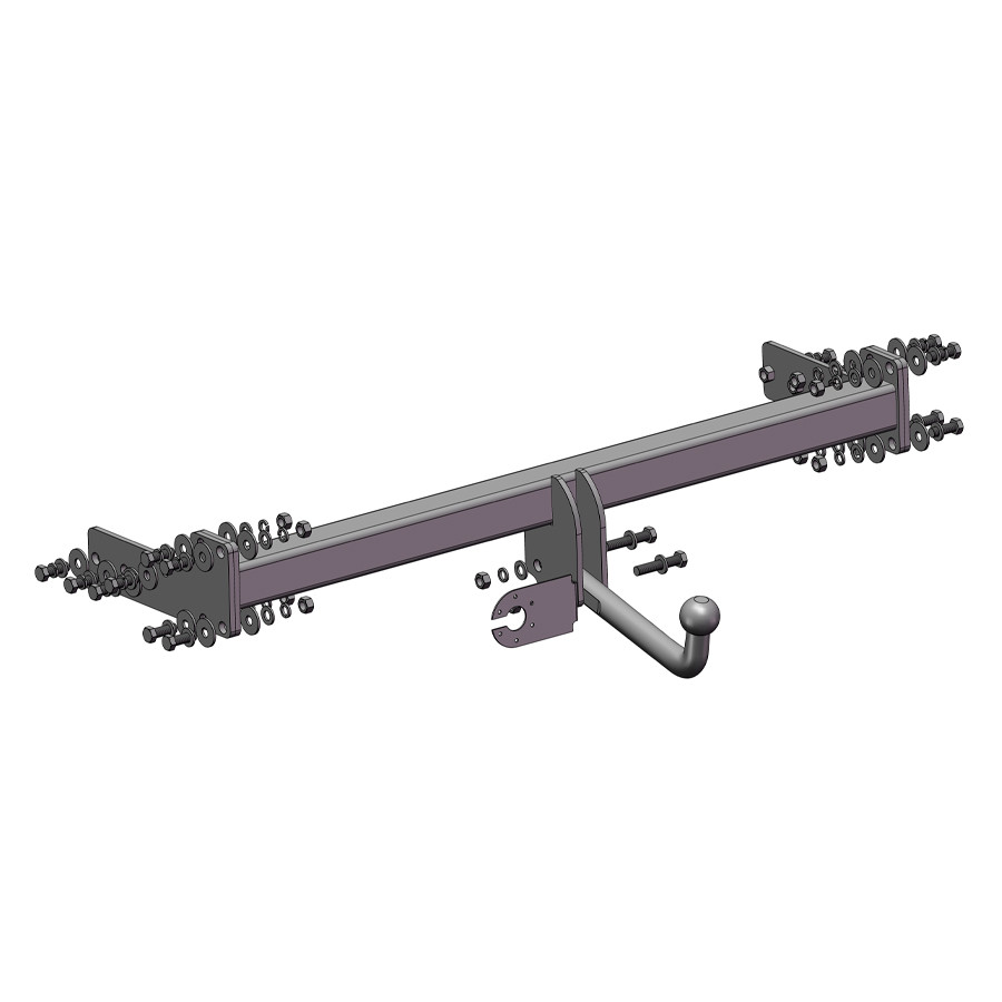 Фаркоп знімний на 2 болти - Mitsubishi L200 Пікап 1996-2005, фото 1