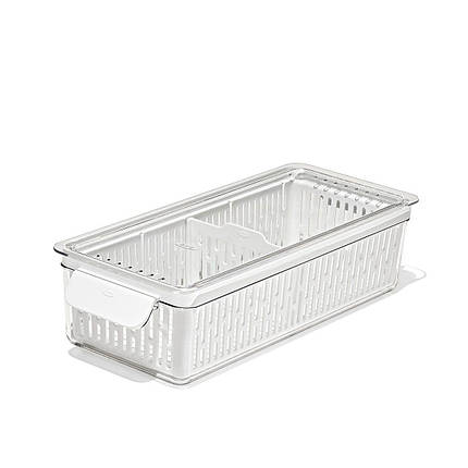 Контейнер OXO Good Grips Produce Saver Long Bin, 37,6 × 15,1 × 9,1 см, білий (11387500), фото 1
