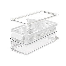 Контейнер OXO Good Grips Produce Saver Long Bin, 37,6 × 15,1 × 9,1 см, білий (11387500), фото 2