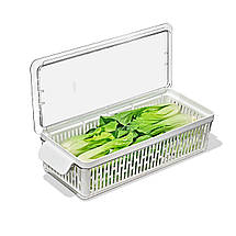 Контейнер OXO Good Grips Produce Saver Long Bin, 37,6 × 15,1 × 9,1 см, білий (11387500), фото 3