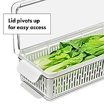 Контейнер OXO Good Grips Produce Saver Long Bin, 37,6 × 15,1 × 9,1 см, білий (11387500), фото 5