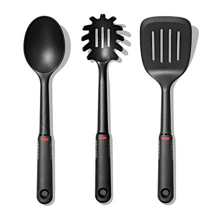 Набір кухонного інструменту OXO SoftWorks Nylon Tool Set, 3 шт, чорні (21232000), фото 1