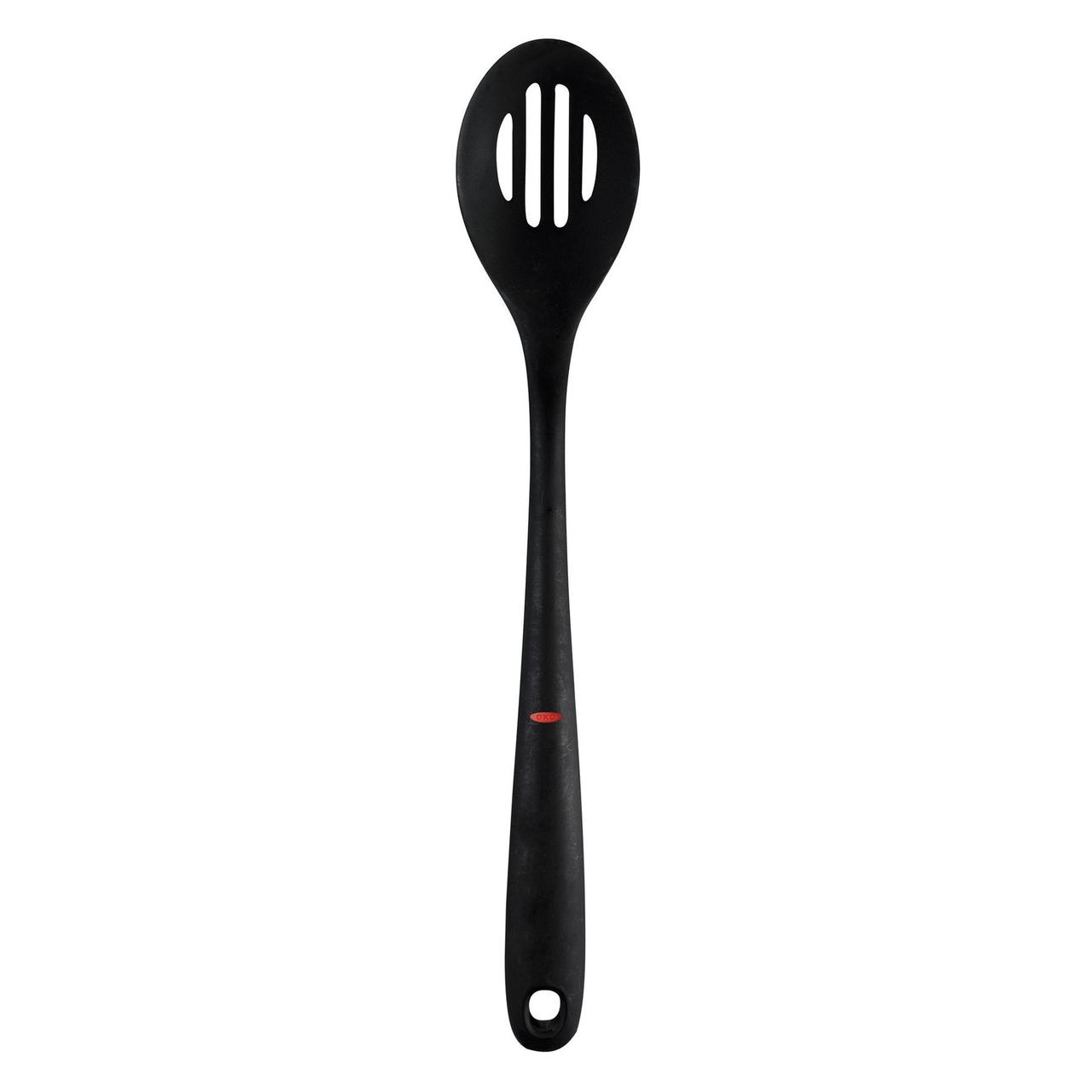 Ложка-шумівка нейлонова OXO SoftWorks Nylon Slotted Spoon, 34 см, чорна (1040614)