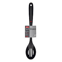 Ложка-шумівка нейлонова OXO SoftWorks Nylon Slotted Spoon, 34 см, чорна (1040614), фото 3