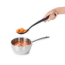 Ложка-шумівка нейлонова OXO SoftWorks Nylon Slotted Spoon, 34 см, чорна (1040614), фото 4