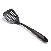 Лопатка нейлонова OXO SoftWorks Nylon Square Slotted Turner, 34 см, чорна (1040612), фото 2