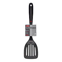 Лопатка нейлонова OXO SoftWorks Nylon Square Slotted Turner, 34 см, чорна (1040612), фото 3
