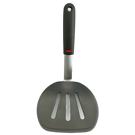 Лопатка гнучка OXO SoftWorks Silicone Flexible Pancake Turner, 30 см, чорна (2103000), фото 1