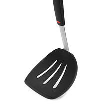 Лопатка гнучка OXO SoftWorks Silicone Flexible Pancake Turner, 30 см, чорна (2103000), фото 3