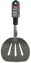 Лопатка гнучка OXO SoftWorks Silicone Flexible Pancake Turner, 30 см, чорна (2103000), фото 5