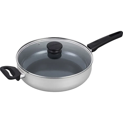 Сковорода з кришкою Brabantia Indu+ Recycled Frying Pan Non-Stick, 28 см (101708), фото 1