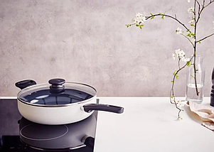Сковорода з кришкою Brabantia Indu+ Recycled Frying Pan Non-Stick, 28 см (101708), фото 4