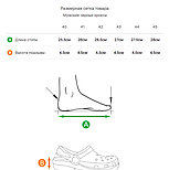 Крокси чоловічі чорні, фото 7
