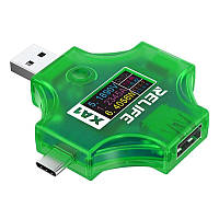 Тестер USB RELIFE XA1, мультиметр амперметр вольтметр, USB/Type-C BT, для вимірювань