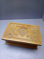 Б/У Скринька різальна СРСР інкрустація бісером із клеймом ОК