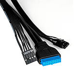 Корпус Prologix E105 Black 400W ( Black ) DS, фото 5