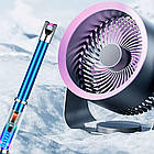 Електроімпульсна кухонна запальничка Lumin з підсвічуванням та зарядкою від USB US-809C, фото 2