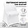 Пакет VEVOR із 50 білих еластичних спандексових чохлів для розкладних стільців, універсального крою, короткого переднього чохла,, фото 3