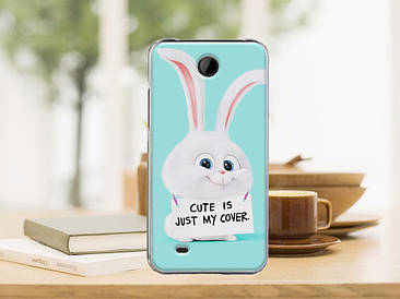 Чохол силіконовий бампер для HTC Desire 300 з малюнком зайчик
