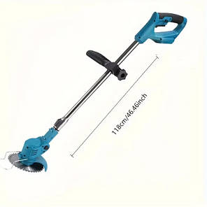 Тример газонний на акумуляторі 150 мм ProMoto 20 В потужний тример для косіння трави, фото 2