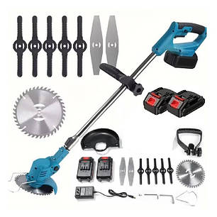 Тример газонний на акумуляторі 150 мм ProMoto 20 В потужний тример для косіння трави, фото 1