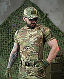 Літній тактичний костюм Горка Мультикам 8в1 з футболкою та аксесуарами ПП7569 ТМ, фото 7