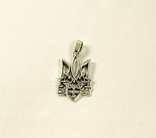 Кулон Великий кулон герб України Maxi Silver 9136, фото 3