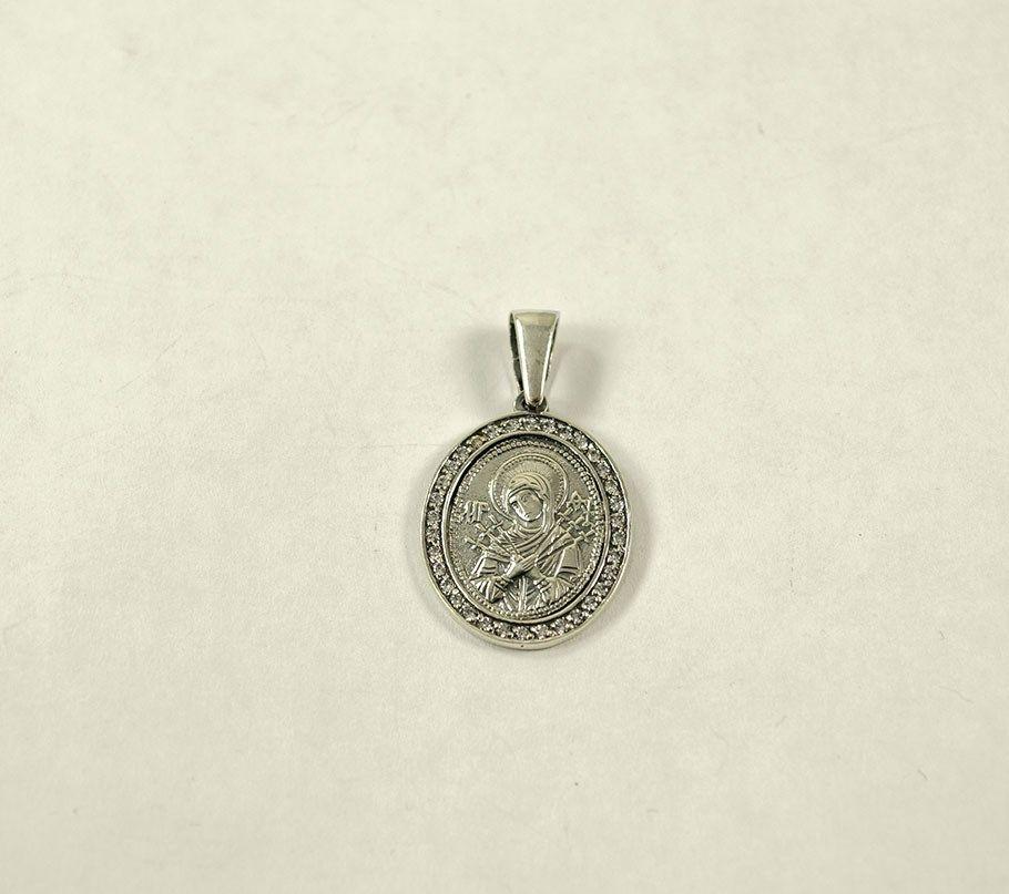 Ладанка Сонечко Семістрельна Maxi Silver 8929