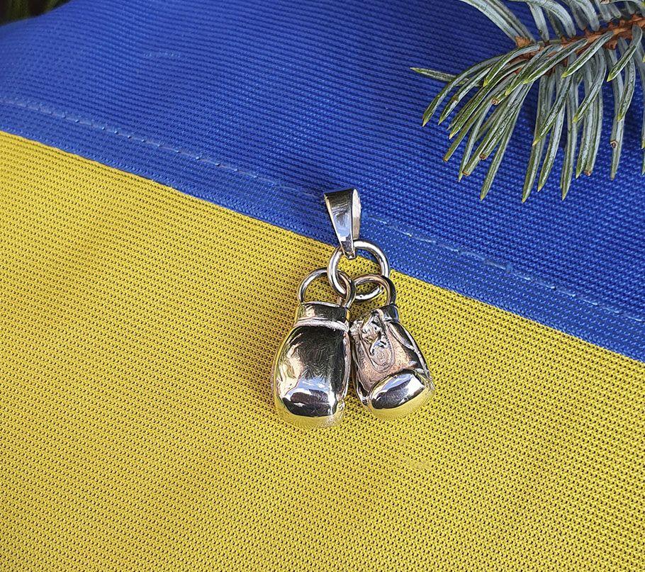 Кулон Боксерська рукавичка з Maxi Silver 8634