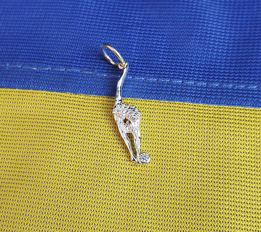 Кулон гімнастки Maxi Silver 8459