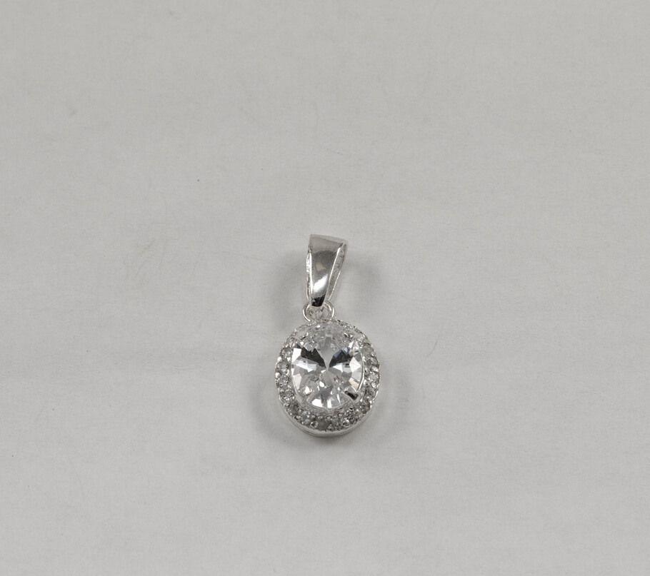 Кулон овал Maxi Silver 8024
