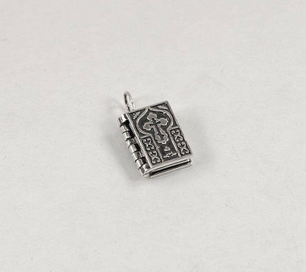 Кулон Книга з молитви Maxi Silver 8012, фото 1