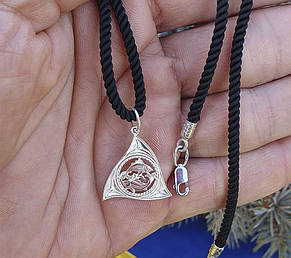 Кулон знак зодіаку Риби Maxi Silver 4194, фото 4