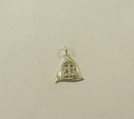 Кулон знак зодіаку Ваги Maxi Silver 4184, фото 1