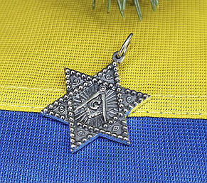 Кулон знак Масонів Maxi Silver 8937, фото 5