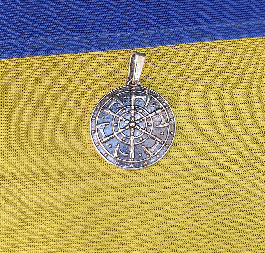 Жіночий кулон Оберег Ярат Maxi Silver 8531