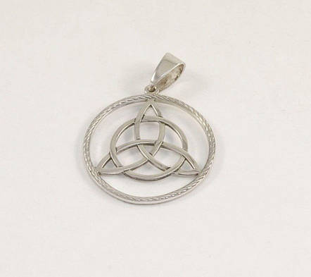 Кулон Оберег Триголов Maxi Silver 2437, фото 1