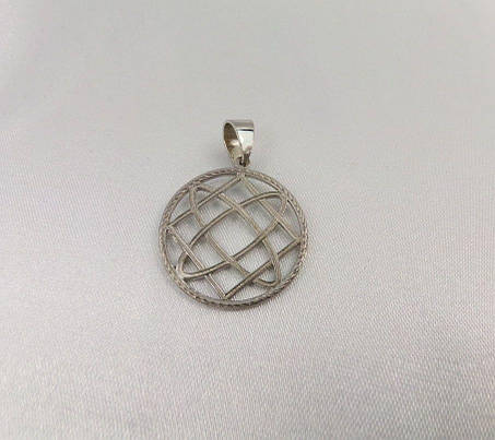 Жіночий кулон Зірка Лади-Богородиці Maxi Silver 2436 2.5 см, фото 1