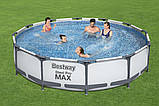 Басейн каркасний Bestway круглий 366 х76 см із фільтр-насосом 56416, фото 4