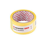 Стрічка малярська 48 мм, 20 м, жовта INTERTOOL DM-4820, фото 3