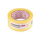 Стрічка малярська 48 мм, 40 м, жовта INTERTOOL DM-4840, фото 3