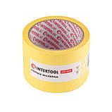 Стрічка малярська 72 мм, 20 м, жовта INTERTOOL DM-7220, фото 3